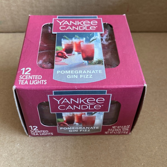 Yankee Candle Pomegranate Gin Fizz Tea Lights - Picture 1 of 2